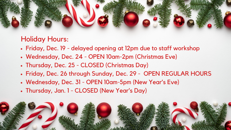 Hero - Holiday Hours 2025