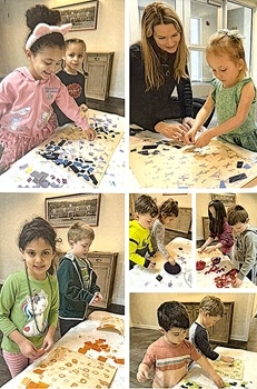 Students at work