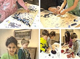 Students at work